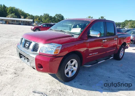 2005 Nissan Titan Se из США, поврежденный, VIN 1N6BA07A05N572097